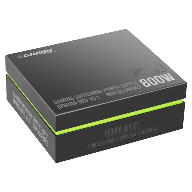 منبع تغذیه کامپیوتر 800W وات گرین مدل GP800A-GED V3.1 (ATX 3.1) 102716969