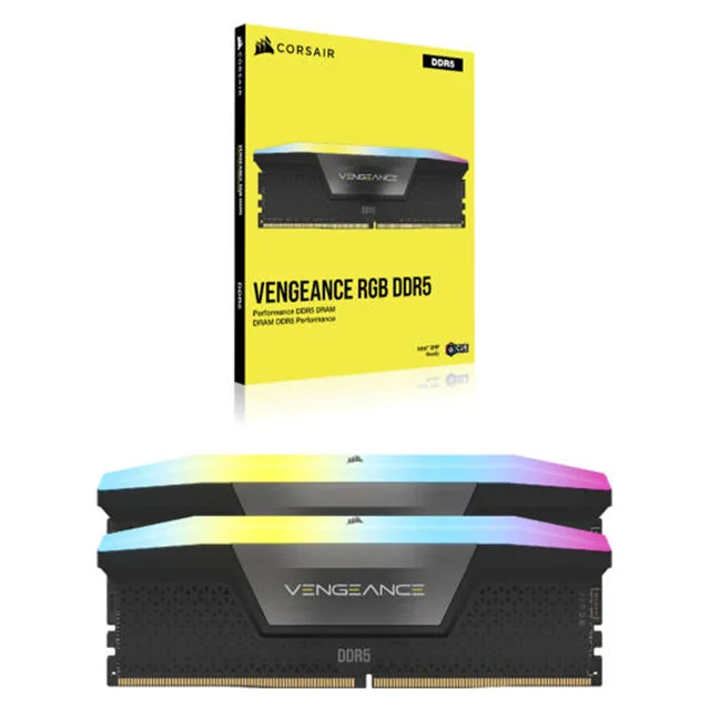 رم دسکتاپ کورسیر مدل VENGEANCE RGB DDR5 دو کاناله ظرفیت 32 گیگابایت فرکانس 5200 مگاهرتز تا 102716438