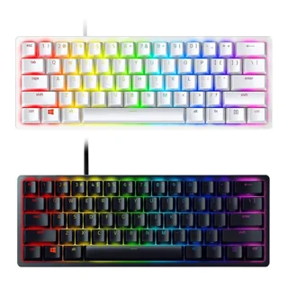 کیبورد گیمینگ ریزر مدل Huntsman Mini، سوییچ مکانیکال Optical بنفش، Tenkeyless، نورپردازی R 102752905