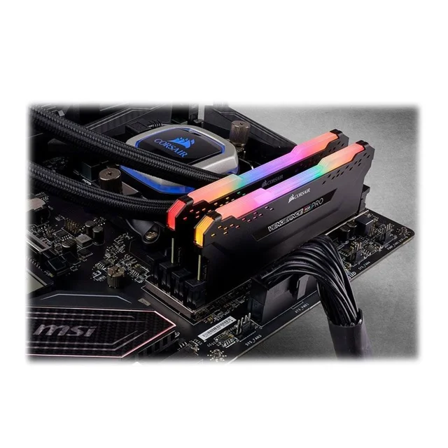 رم دسکتاپ کورسیر مدل VENGEANCE RGB PRO DDR4 دوکاناله 32 گیگابایت 3200 مگاهرتز تایمینگ CL16 102716392