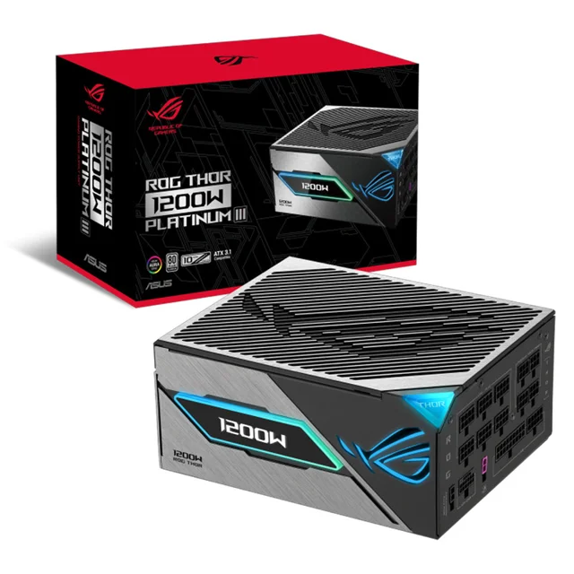 منبع تغذیه کامپیوتر 1200 وات ایسوس مدل ROG Thor 1200W Platinum III 102717115