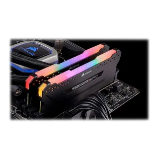 رم دسکتاپ کورسیر مدل VENGEANCE RGB PRO DDR4 دوکاناله 32 گیگابایت 3200 مگاهرتز تایمینگ CL16 102716393