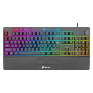 کیبورد مخصوص بازی گرین مدل GK703-RGBسوییچ ممبران ، Full Size، نورپردازی RGB 102752741