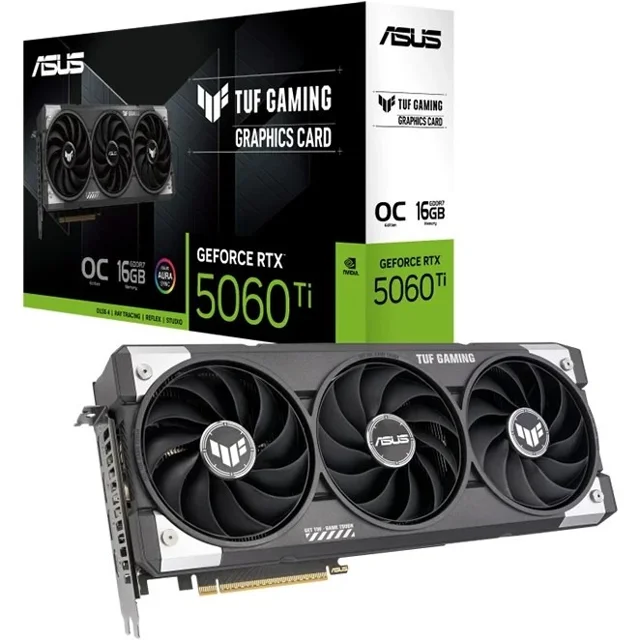 کارت گرافیک ایسوس مدل ASUS TUF Gaming GeForce RTX 5060Ti 16GB GDDR7 OC Edition 102706422