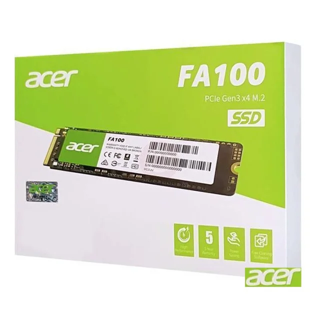 اس اس دی اینترنال PCIe Gen3 x4 ایسر مدل FA100 ظرفیت 256 گیگابایت 102747216