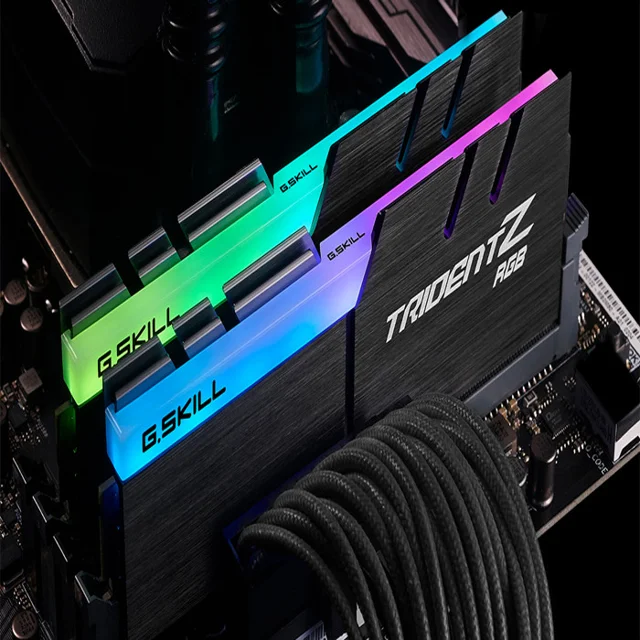 رم دسکتاپ DDR4 دو کاناله 3200 مگاهرتز CL16 جی اسکیل سری TRIDENT Z RGB ظرفیت 32 گیگابایت بس 102716417